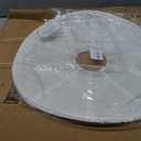 White Paper Lamp Shade, 20''x20'' Large Chinses Paper Lantern Pendant Light Shade,Round Lanpshade Home Decor Ceiling Lampshade, Foldable Lampshade
