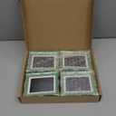 4 Pack Magnetic Picture Frames for Refrigerator - 3.6"x3" Vintage Photo Frames(Photo Size: 3"x2"),Vintage Photo Frames, Antique Ornate, Paintings, Home & Office Decorative Gift (Green)