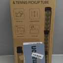 17 Balls Collapsible Pickleball Ball Retriever, Tennis Ball Retriever, Pickleball Pickup Tube with Shoulder Strap, Lightweight & Durable Ball Retriever for Easy Pickup, Collection, Carry, Storage