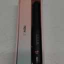 NOVUS Cordless Hair Straightener, for Fine Soft Hair/Short Hair, Portable Ceramic Hair Straightener and Curler 2 in 1, USB Rechargeable Cordless Flat Iron, Mini Size Straightener for Travel (Black)