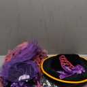 Spooktacular Creations Girls Light Up Witch Costume, Kids Witch Costume with Hat and Broom for Toddler Halloween Dress Party (Toddler(3-4 yrs), Pink)