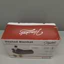 Homemate Heated Blanket Electric Throw - 50"x60" Heating Blanket Throw 1/2/4/6/8 Hours Auto-Off 10 Heat Level Over-Heat Protection Flannel Sherpa ETL Certification