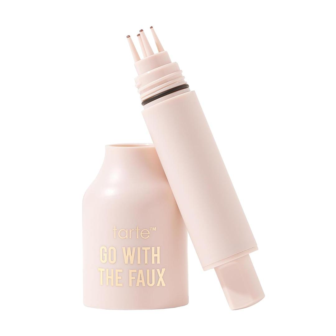 tarte go with the faux freckle stamp  Natural-Looking Freckle Pen for Sun-Kissed Buildable Makeup, Perfect for Travel, Vegan & Cruelty-Free, Full-Size (0.06 Fl Oz (Pack of 1), medium)