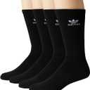 adidas Men's Athletic Cushioned 6-Pack Crew, Cushioned Crew Socks with Arch Compression for a Secure Fit