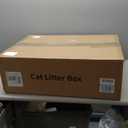 XXXL Extra Large Stainless Steel Litter Box, 28" L x 20" W x 14" H Super Large Stainless Steel Litter Box, Suitable for Large Cats and Multiple Cats, Non-Sticky, Anti-Leakage, Easy to Clean