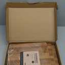 Zarler Bamboo Cutting Boards for Kitchen, Durable Wood Cutting Board with Juice Grooves and Handles, Wooden Chopping Board Set for Meal Prep, 500 Carbonized Bamboo, XL Size, Ideal Kitchen Gift