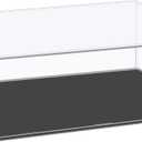 MECCANIXITY Acrylic Display Case Plastic Box Cube Storage Box Clear Small Assemble Dustproof Showcase 14.1x8.2x4.1 Inch for Collectibles Items