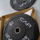 CAP Barbell Rubber Olympic Bumper Plate | Multiple Options/Colors (10lbs - Pair)