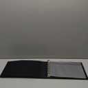 Antner 3 Ring Personal Check Binder for 3-on-a-Page End-Stub Deskbook & Personal 3 Holes or 9 Holes Small Size Checks, PU Leather Check Holder Checkbook Binder Cover with Zipper Pouch, Black