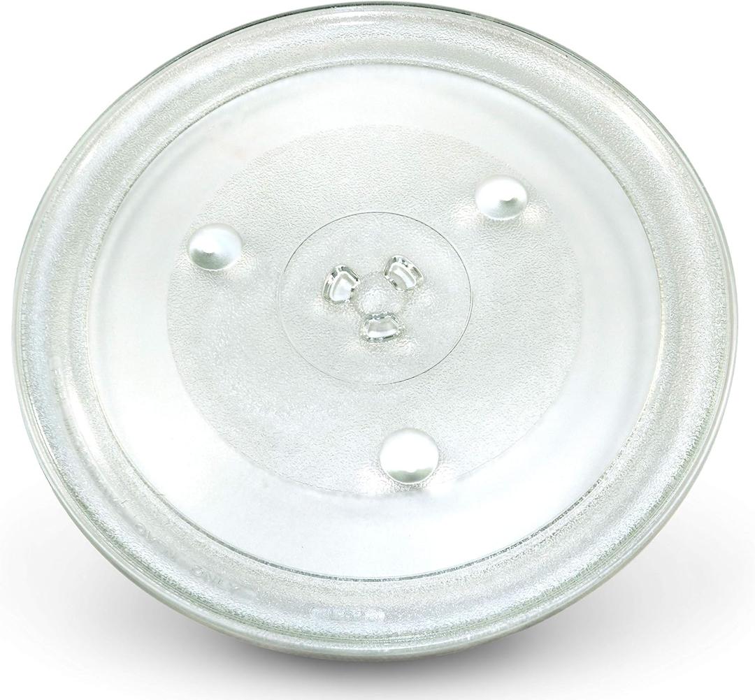 HQRP 12-3/8 inch Glass Turntable Tray Compatible with Hamilton Beach EM031M2ZC-X1 EM031M2ZC-X2 EM031M2ZC-X3 EM031M2ZC-X4 P100N30AP-S3B Microwave Oven Cooking Plate 315mm