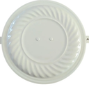 Metal White Almond Color Fireplace Stove Pipe Flue Hole Cover 4248696 3F-72 Adjustable Flue Hole Cover 9 5/8" Diameter HOLES4 to 10" Hole Chimney Caps Flue Plug