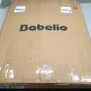 Babelio 36" Tall Baby Gate, PressGuard P7, 29-55" Auto Close Pressure Mounted Dog Gate for Doorways & Hallway, Basics Easy Walk Thru Pet Gate, Extra Wide Metal Child Gate, White