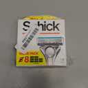 Schick Quattro Titanium Razor Refills, 8ct | Schick Razor Blades Refills, Razor Blades for Men, Shaving Blades for Men, Quattro Razor Refill, 4 Blade Razor Heads, 8 Refills (1 Count (Pack of 8)