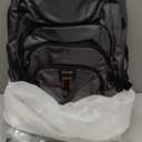 Boavan Rolling Backpack,17 inch Water Resistant Wheeled Backpack,Carry on Luggage Business Bag, Overnight College Computer bag Trolley Suitcase for Men Women Adults to TravelGrey