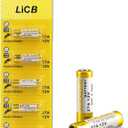 LiCB A27 27A 12V Alkaline Battery (5-Pack)