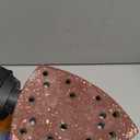 1.9Amp Cordless Detail Sander Compatible with Makita 18v Battery, Dust Collector, Brushless 12,000 OPM Speed, Compact Soft Palm Grip, 10pcs Sanding Pads, 2.0Ah Charger & Battery Kit (Blue)