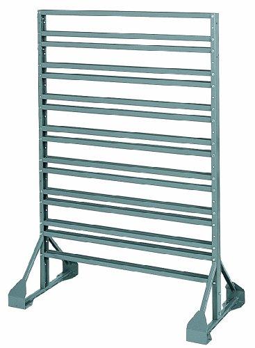 Akro-Mils 30016 Two Sided Steel Rail Hanging System Garage Organizer for Mounting AkroBin Storage Bins, (36-Inch W, 20-Inch D, 53-Inch H), Gray