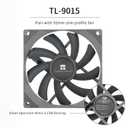 Thermalrlght AXP90 X47 Low Profile CPU Air Cooler, with 92mm Slim PWM Fan for 2700RPM High Speed ITX CPU Fan, AGHP Technology, for AMD AM4 AM5/Intel 1150/1151/1200/1700