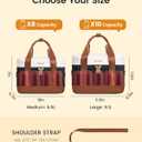 LOVEVOOK Insulated Lunch Bag for Women - Cute Lunch Box Cooler for Work, Picnic, and Beach, Black