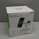 Belkin MagSafe Charger, 3-in-1 Wireless Charging Stand, 2ND GEN, 33% Faster for Apple Watch, iPhone 16, iPhone 15, iPhone 14 Series, AirPods - MagSafe Charging Station for Multiple Devices - White