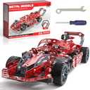 Lucky Doug Building Kit Model Car Set - STEM Project Building Toys for Kids Ages 8-12, Assembly Building Vehicle for Boys 8 9 10 11 Years Old