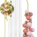 Metal Arch Backdrop Stand,6.6FT Reusable Gold Balloon Arch Frame for Wedding Birthday Party Valentine Baby Shower Background Decoration