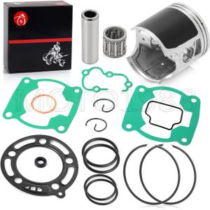 Top End Piston & Ring W/Gasket Kit Oversize 0.5mm 53mm For Kawasaki KX100 1995-2013