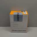 Single Serve One Cup Coffee Maker, for K Cups and Grounds, Mini Coffee Maker with Portable Handle, 6 to 12 Oz Brew Size, for Travel, Camping, Office, RV and Dorm, 120V, Black and Gold