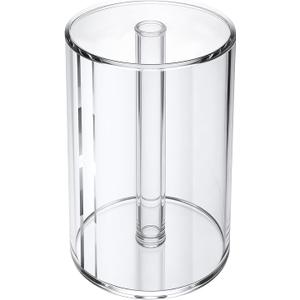 Kitchen Paper Towel Holder Countertop Acrylic Clear Toilet Paper Holder Stand for Bathroom Free Standing