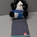 Cat Wrestling Glove Puppet  Interactive Hand Mitt with Durable Protective Sleeve and Catnip - Play & Enrichment