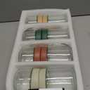 8 Pack Overnight Oats Containers with Lids, Large & Small Glass Mason Jars 16oz & 10 oz, Breakfast Oatmeal Container to Go, Salad Meal Prep Jars for Food Storage, Mush Chia Seed Pudding Jars