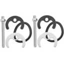 HEMOTON 2 Sets Horseshoe Mounting Accessories Faucet Foam Sprayer Car Wash Nozzles Multi Fasteners Washers Spout Kitchen Sink Tap Automatic Kitchen Tap Stop Removal Taps Ms Stainless Steel