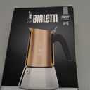 Bialetti - New Venus Induction, Stovetop Coffee Maker, Suitable for all Types of Hobs, 18/10 Steel, 4 Cups (5.7 Oz), Aluminum, Copper