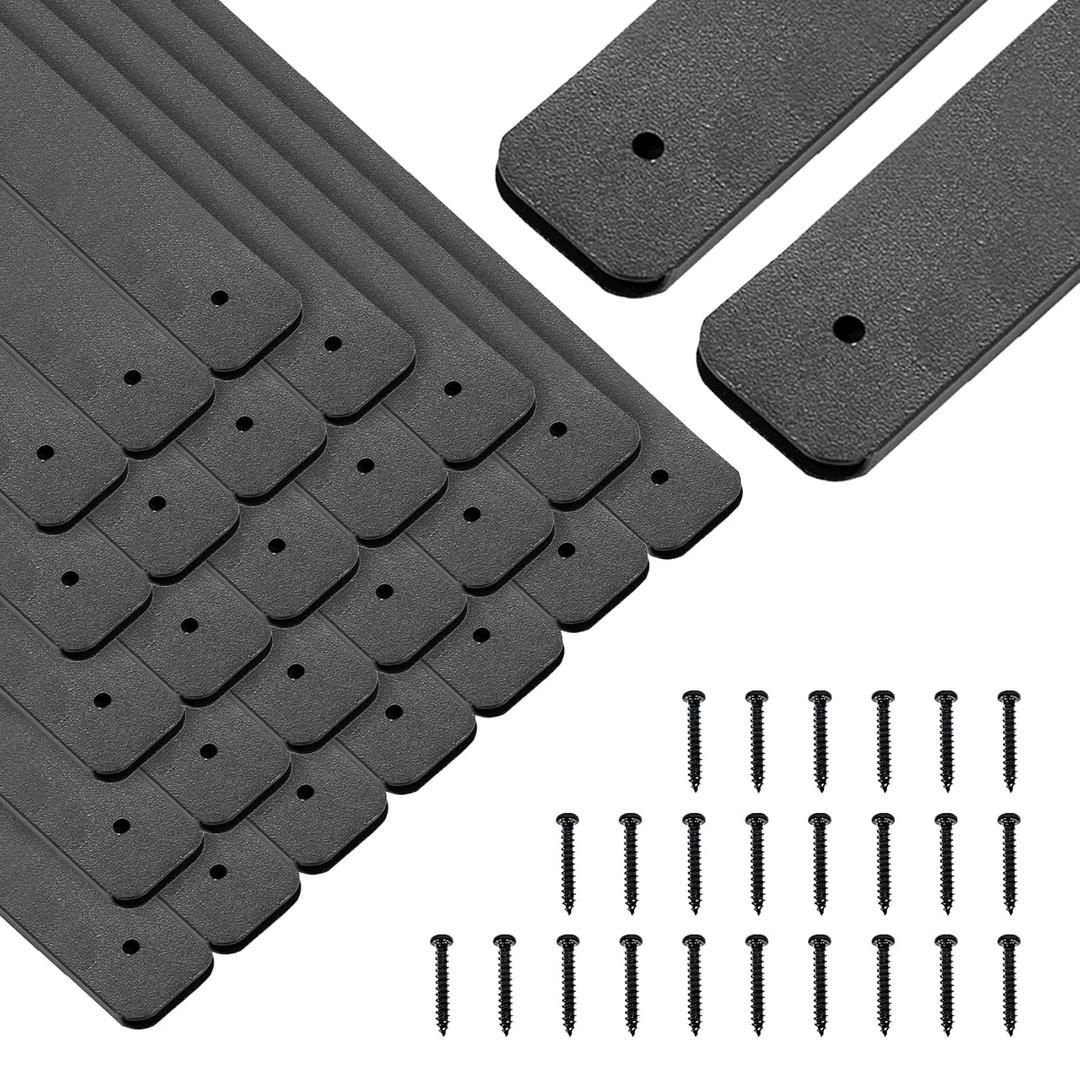 29.5 Inch-75 Pack Deck Railing Kit,Square Aluminum Deck Railing with Screws, Deck Balusters for Outdoor Steps and Porch Railing for Hand Rail, Black