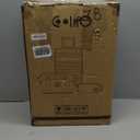 AnyZip Luggage PC ABS Hardside Lightweight Suitcase with 4 Universal Wheels TSA Lock Checked-Large 28 Inch Black Brown