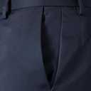 Amazon Essentials Men's Slim-Fit Flat-Front Dress Pant (Black)