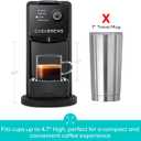 CASABREWS CM7036E Espresso Machine for Nespresso Original Pods, 20 Bar Compact Capsule Coffee Machine with 21 oz Removable Water Tank and 4 Brewing Modes, Mini Espresso Maker for Home or Office, Black