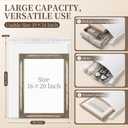 Metronic Large Bubble Mailers 19x24 Inch 15 Pack White Padded Envelopes, 19x24" 15PC