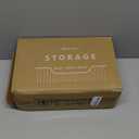 2-Tier Bathroom Counter Organizer Countertop Storage, Dresser Organizer Vanity Tray for Makeup, Perfume Organizer Cosmetics Skincare Shelf - Clear (Plated handle)