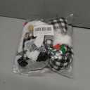 KnomeKo Christmas Gnomes Plush, 2 Pack Handmade Black Buffalo Plaid Check Christmas Valentine Tomte Swedish Scandinavian Figurine Nordic Gnomes Plush Christmas Elf Doll Xmas Ornaments for Home Decor