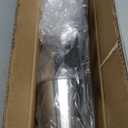 Hair Tool Organizer, Hair Dryer Holder with Heatproof Steel Cups, Acrylic Vanity Organizer for Curling Iron, Flat Iron & Hair Brushes, Perfect for Bathroom (Black, Oversized)