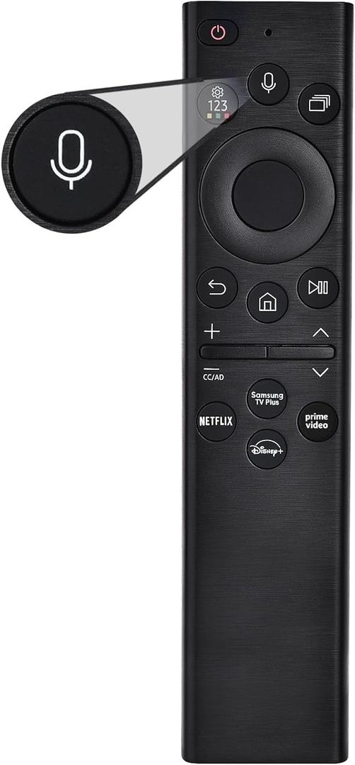 Replacement for Samsung Smart TV Voice Remote: Compatible with BN59-01385A(No Solarcell),for Most 2018 to 2023 Frame/Crystal/UHD/QLED/QLED/Curved 4K 8K TVs