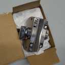 Glass Door Lock with Stainless Steel Double Bolts Swing Push, Double Sliding Security Door Lock with 5 Keys,Fits on 0.315 inch to 0.47 inch Thick Glass