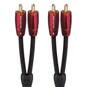 Audioquest Golden Gate Stereo Cable with 4 RCA Plugs, 0.6 m.
