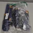 5 in 1 Blow Dryer Brush, Upgrade Hair Dryer Brush Air Curler Air Curling Wrap Styler, Detachable Hot Air Brush Negative Ion Curling Brush Iron, Hair Styling Tools for Drying Curling Straightening (Royal Blue)