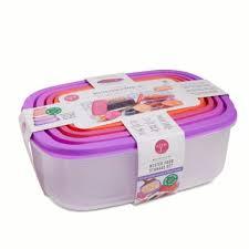 Kroger Core Plastic Food Storage Rectangle Bowl Set 14 Piece