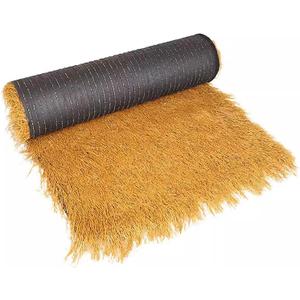 DRISSA Synthetic Thatch Grass Roof,Artificial Thatch Roofing,Mexican Artificial Thatch Straw Roof,Palm Thatch Roll,Tiki Bar Hut Patio Beach Hawaiian Party and Bar (3.28 feet x 32.8 feet (1m x 10m))