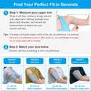 Y003A1 Medium Replacement Blood Pressure Cuff, 9-13inch BP Cuff Compatible with Omron BP5100 BP5250 BP5450 BP7100 BP5350 BP7350 BP7250 BP Monitor, for Home BP Checks