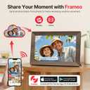 Frameo 10.1" Digital Picture Frame, Smart WiFi Digital Photo Frame with 1280x800 HD IPS Touch Screen 32GB Memory Auto-Rotate Wall Mounted, Share Photos/Videos from Phone Anywhere