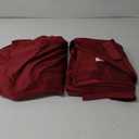 BGment Red Velvet Curtains 84 Inch for Bedroom, Thick Thermal Insulated Blackout Curtains Noise Reduce Back Tab and Rod Pocket Christmas Panels for Living Room, Set of 2 Panels, 52 x 84 Inch